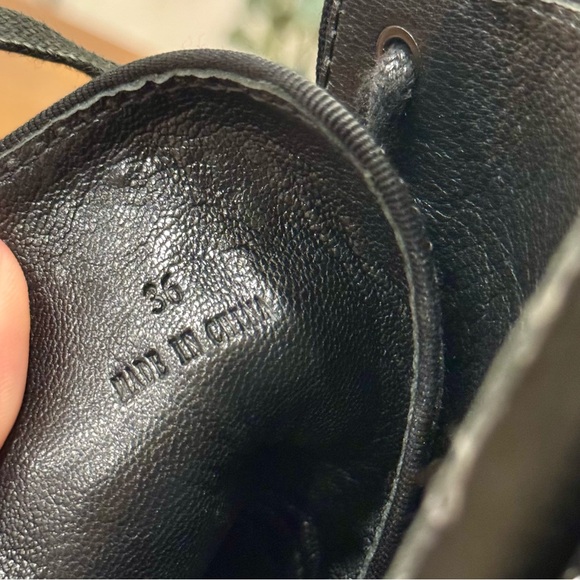 Rag & Bone Shaye Hiker Leather Boots In Black Cheetah Size 36 - Picture 11 of 14